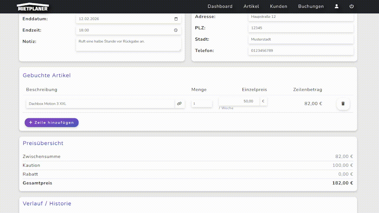 Kalender und Zeitmanagement Funktionen