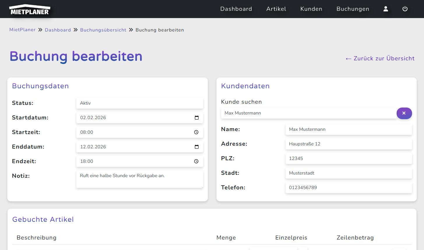 Kalender und Zeitmanagement Funktionen