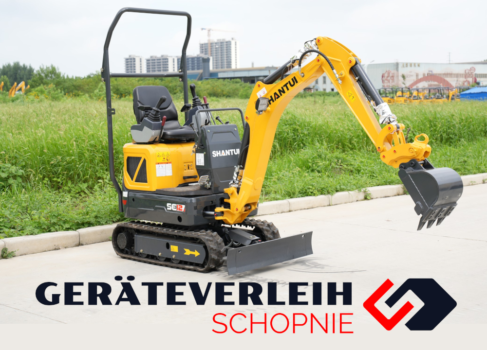 Shantui SE12 1,2t Minibagger mieten